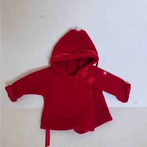 Widgeon Red Fleece Coat size 3 months
